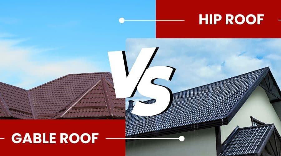 hip roof vs gable roof
