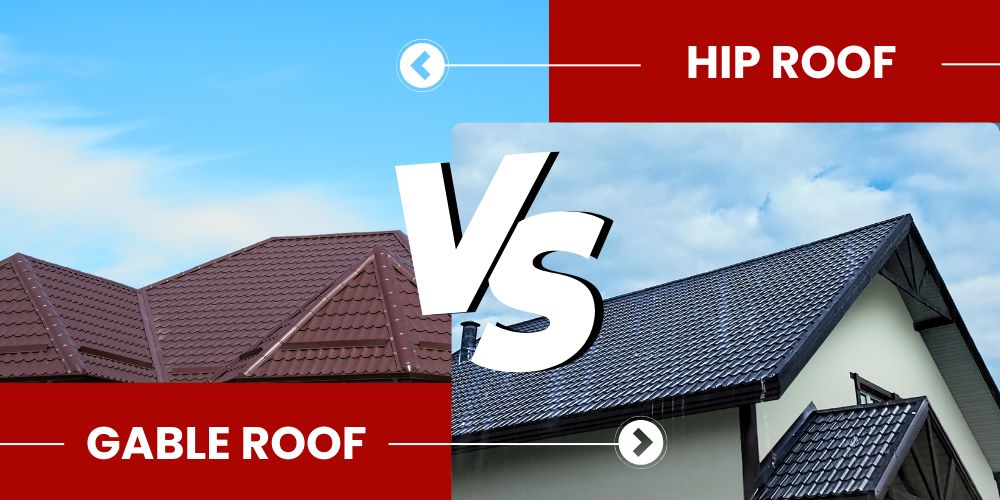 hip roof vs gable roof
