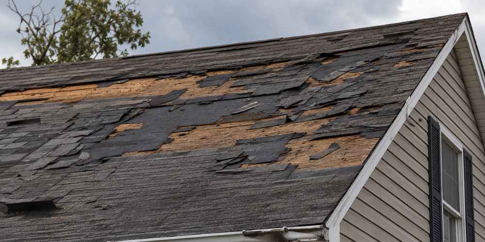 Wind Damage to Roof